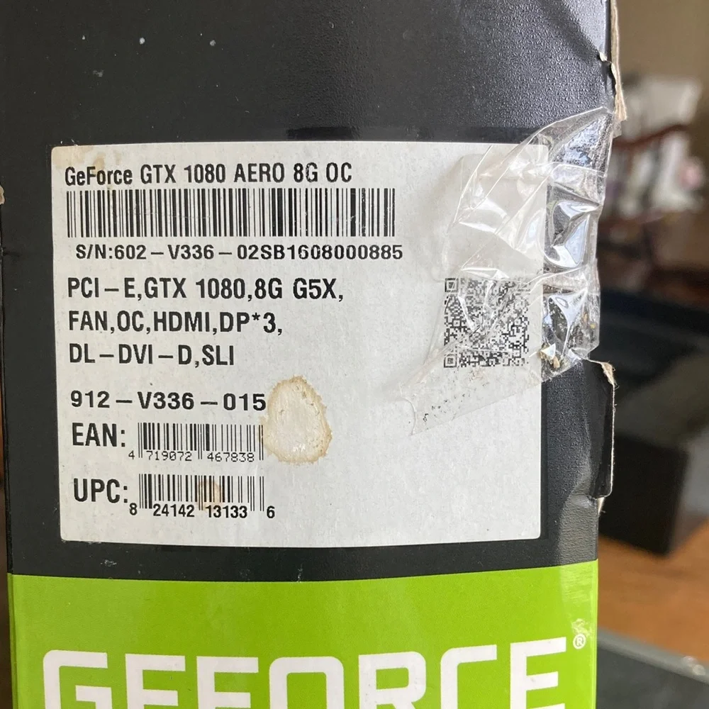 NVIDIA GTX 980 Graphics Card - Silver, Black, and Yellow